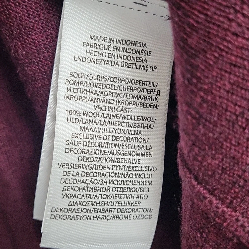 NWOT‎ POLO Ralph Lauren Aged wine heather V-Neck Sweater. Size XXL